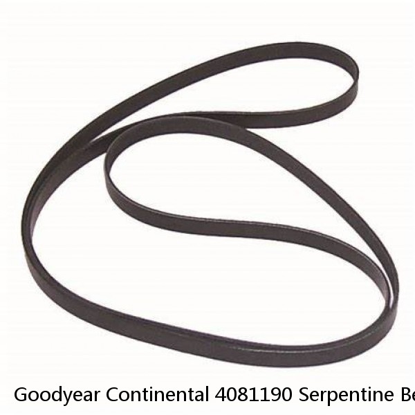 Goodyear Continental 4081190 Serpentine Belt - 4081190F