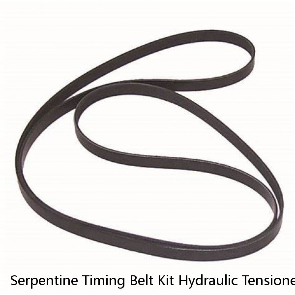 Serpentine Timing Belt Kit Hydraulic Tensioner Water Pump for 99-05 Mitsubishi
