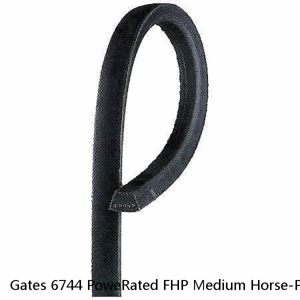 Gates 6744 PoweRated FHP Medium Horse-Power V-Belt Black