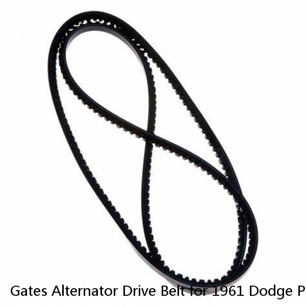 Gates Alternator Drive Belt for 1961 Dodge Phoenix 5.2L V8 - Accessory qe